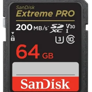 Tarjeta de Memoria sd 64gb extreme pro UHS-I CARD SPEED 200MB/S
