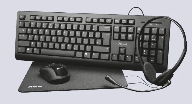 Trust 4-in-1 Home Office Set Es