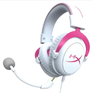 Audífonos gamer HyperX Cloud II rosa