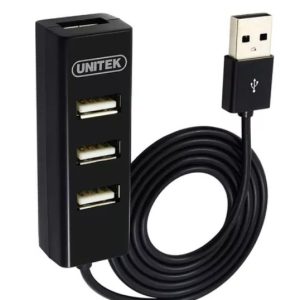 MINI HUB 4 PUERTOS USB 2.0 CABLE DE 80CM Y-2140
