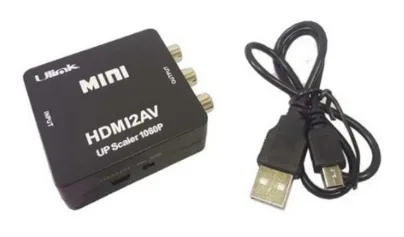Adaptador Conversor HDMI a RCA, HDMI2AV, Teknitek - Imagen 2