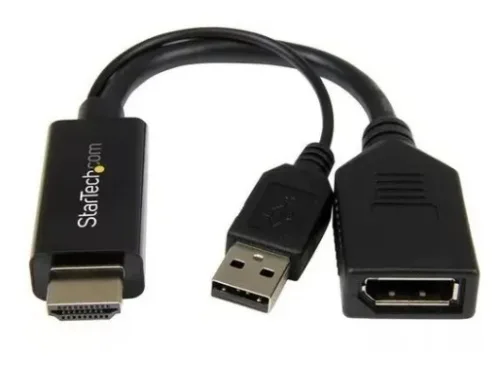 Adaptador Startech Hdmi A Displayport - Adaptador 4k Alimentado