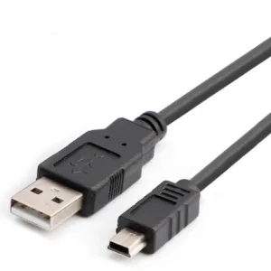 Cable USB  a mini USB 5 pines 1,8 mts