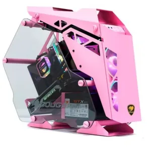 Gabinete Gamer Cougar Mini Conquer Pink