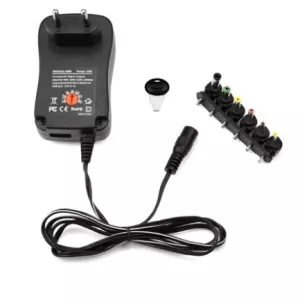 Adaptador universal de energía 3/4.5/5/6/7.5/9/12V 2A y 7 conectores / UT-UCH24