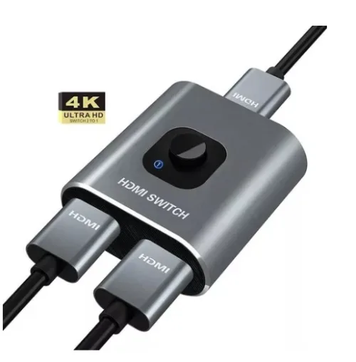 Adaptador Switch 4k Hdmi 2x1 Salida Doble