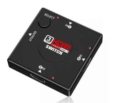 Switch Hub Hdmi 3x1 Full Hd 1080p Alta Definición