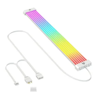 CABLE FLEXIBLES ARGB PLACA MADRE COOLMOON-Placa de luz luminosa AL300, 3 + 4 pines