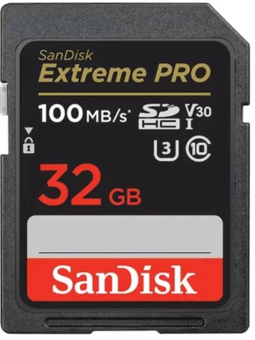 SanDisk Extreme PRO SDHC 32GB 100/90 MB/s C10 V30 UHS-I U3 (SDSDXXO-032G-GN4IN) - Imagen 2