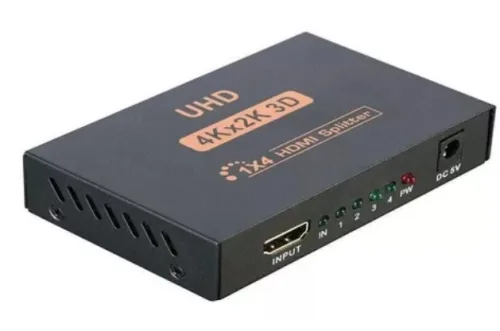 Splitter 4k Divisor Hdmi 1x4 Señal Full Hd 4k Activo