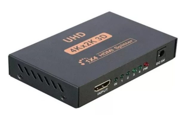 Splitter 4k Divisor Hdmi 1x4 Señal Full Hd 4k Activo