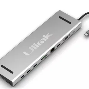 Adaptador Ulink  hub multipuerto USB C 10 en 1 HDMI x1 VGA