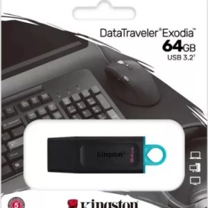 Pendrive Kingston Exodia 64gb Usb 3.2 Alta Velocidad Flex