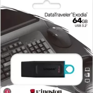 Pendrive Kingston Exodia 64gb Usb 3.2 Alta Velocidad Flex