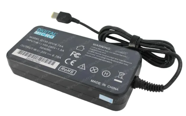 Cargador Lenovo Alternativo 20V 6.75A 135W Tipo USB