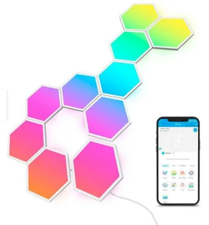 Paneles de Luz Hexagonales Glide Govee 10Un.