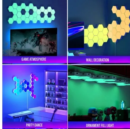 Paneles de Luz Hexagonales Glide Govee 10Un. - Imagen 2