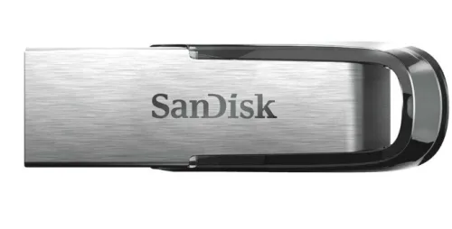 Pendrive SanDisk Ultra Flair 64GB 3.0 plateado y negro - Imagen 2