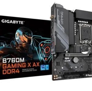 PLACA MADRE GIGABYTE B760M G X AX DDR4 / INTEL