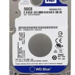 Disco Duro Notebook Interno Western Digital 500gb Azul 2.5"