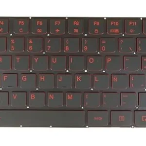 TECLADO REPUESTO LENOVO Y520-15 ESPAÑOL NEGRO/ROJO RETROILUMINADO