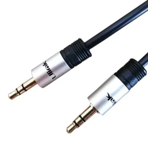 Cable de audio 3,5mm a 3,5mm M-M de 1,8 mts ULINK