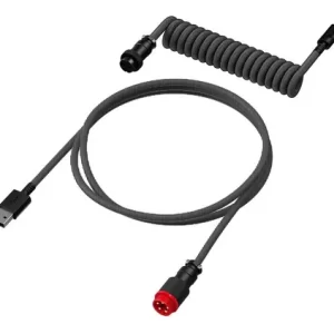Cable en Espiral HyperX Negro