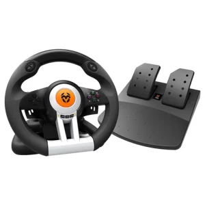 Kit Volante con Pedales Krom K-Wheel Multiplataforma Giro 180° Pedales con Resorte