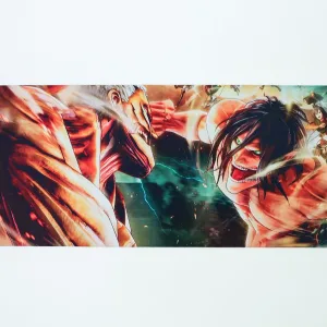 MousePad XXL Diseño Attack on Titan 80x30cm Sin Bordado
