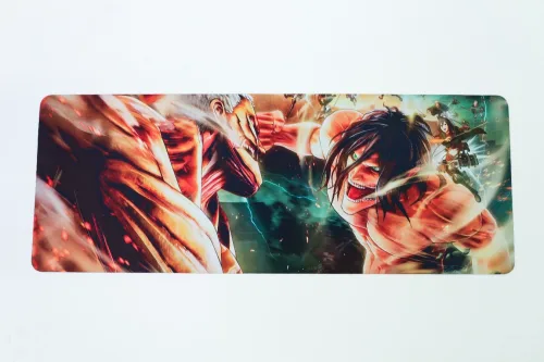 MousePad XXL Diseño Attack on Titan 80x30cm Sin Bordado
