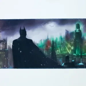 MousePad Pro XXL Diseño Batman 90x40cm Bordado