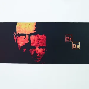 MousePad XXL Diseño Breaking Bad 80x30cm Sin Bordado