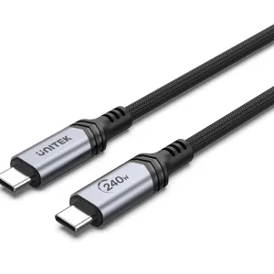 Cable de Carga Unitek USB-C Power Delivery 3.1 240W 2mts 480Mbps