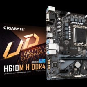 Placa Madre Gigabyte H610M H DDR4 Chipset Intel H610 LGA 1700