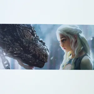 MousePad XXL Diseño Game of Thrones 80x30cm Sin Bordado
