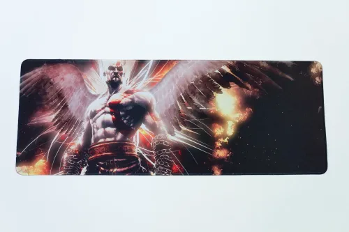 MousePad XXL Diseño God of War 80x30cm Bordado