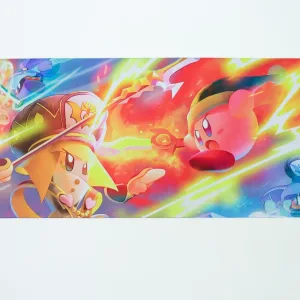MousePad XXL Diseño Kirby 80x30cm Sin Bordado
