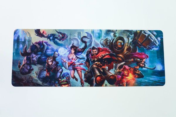 MousePad XXL Diseño League of Legends 80x30cm Sin Bordado