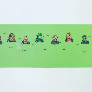 MousePad XXL Diseño Super Mario Kart 80x30cm Sin Bordado