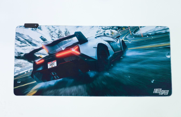 MousePad Pro RGB XXL Diseño Need For Speed 90x40cm