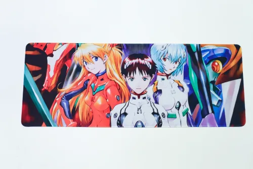 MousePad XXL Diseño Neon Genesis Evangelion 80x30cm Bordado