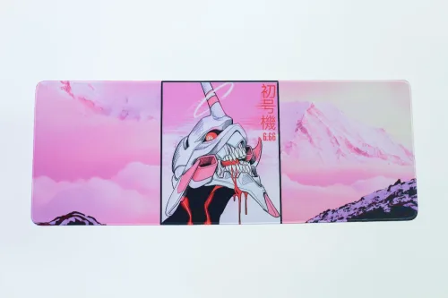 MousePad XXL Diseño Neon Genesis Evangelion 80x30cm Bordado