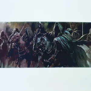 MousePad XXL Diseño Nueve Jinetes LOTR Bordado 80x30cm
