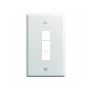 Placa Frontal 3 Espacios Acero Dinon 8524