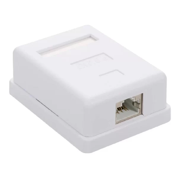 Roseta para Pared Simple Conexión RJ45 Cat 6 Ulink