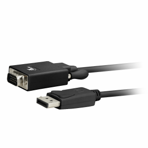 Cable Convertidor Adaptador con conector DisplayPort macho a VGA macho Xtech XTC-342