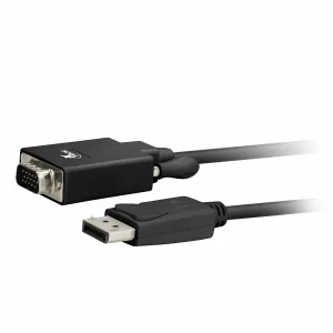 Cable Convertidor Adaptador con conector DisplayPort macho a VGA macho Xtech XTC-342