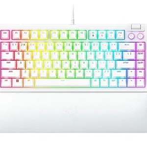 Teclado Razer Blackwidow v4 75% White Edition Orange Switch Color Blanco (Ingles)