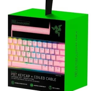 Keycap + Coiled Cable Quartz Pink (Ingles) Teclas
