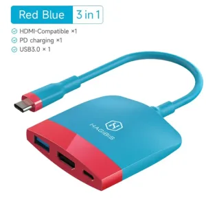 Dock para Nintendo Switch Estación de Acoplamiento Portátil USB C a HDMI